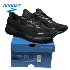 BROOKS Men’s Ghost 15 Shoes Is Perfect for Runners Seeking Comfort, Stability, and Style on The Trail Black Shoes