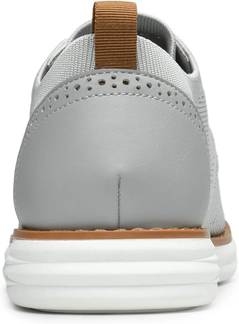 Bruno Marc Men's KnitFlex Craft Mesh Oxfords Sneakers Casual Dress Lace-Up Lightweight Walking Shoes