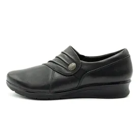 Clarks Hope Slipon Loafers Leather Black Colour For Women