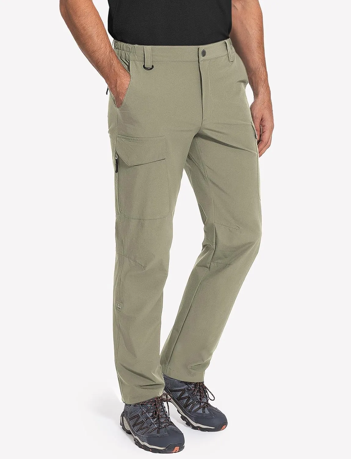 Cycorld Men's-Hiking-Pants-Lightweight-Water-Resistant-Quick-Dry Stretch for Travel Camping Fishing Outdoor