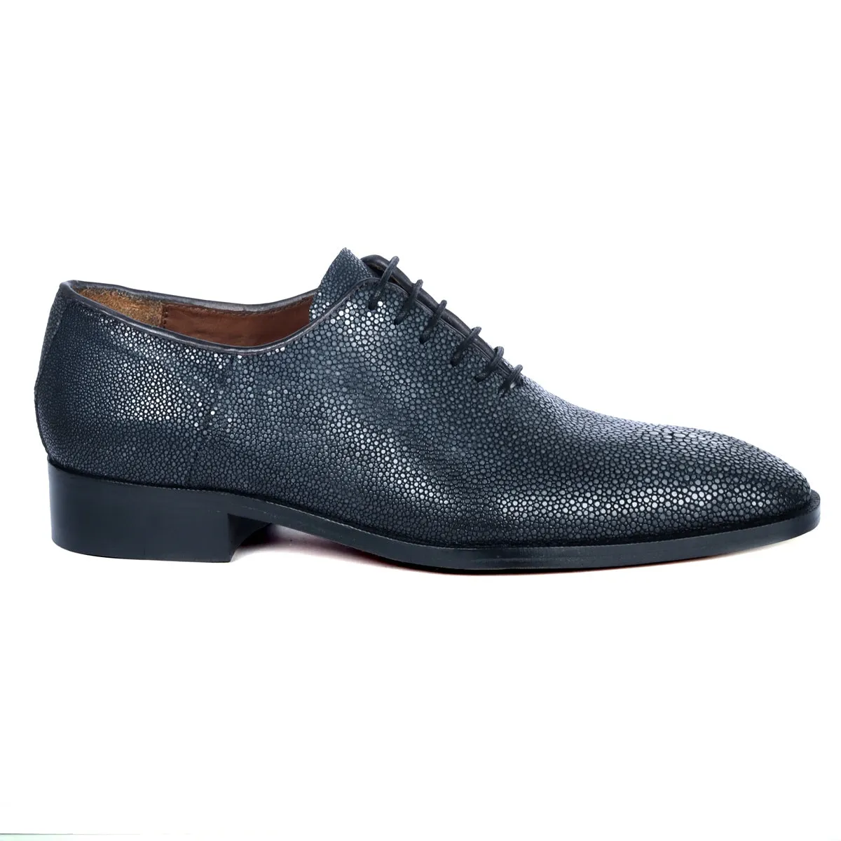 Exclusive Oxfords Lace-Up Formal Shoes in Stingray Fish Leather