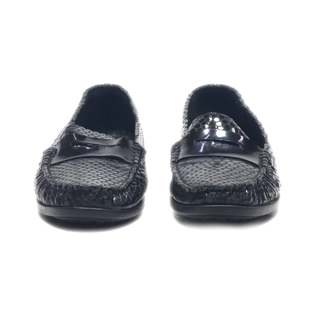 Greyder Loafers Leather Black Colour For Women