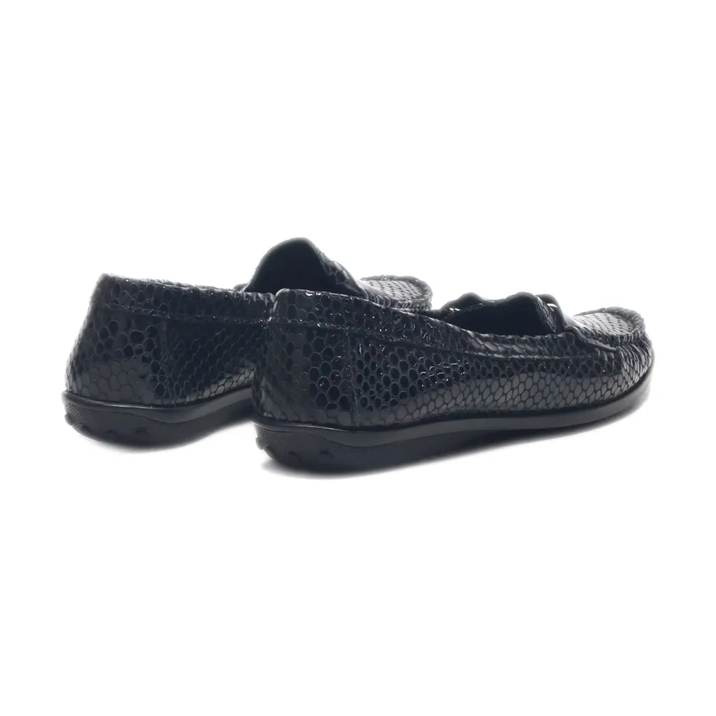 Greyder Loafers Leather Black Colour For Women
