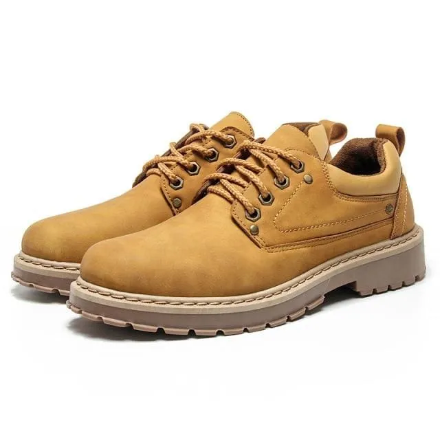 Luxury Leather Oxfords Designer Waterproof Men Shoes