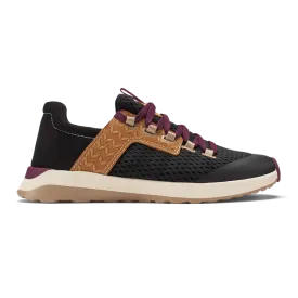 Olukai Women's Wailuku Walking Sneaker - Black/Black 20478-4040