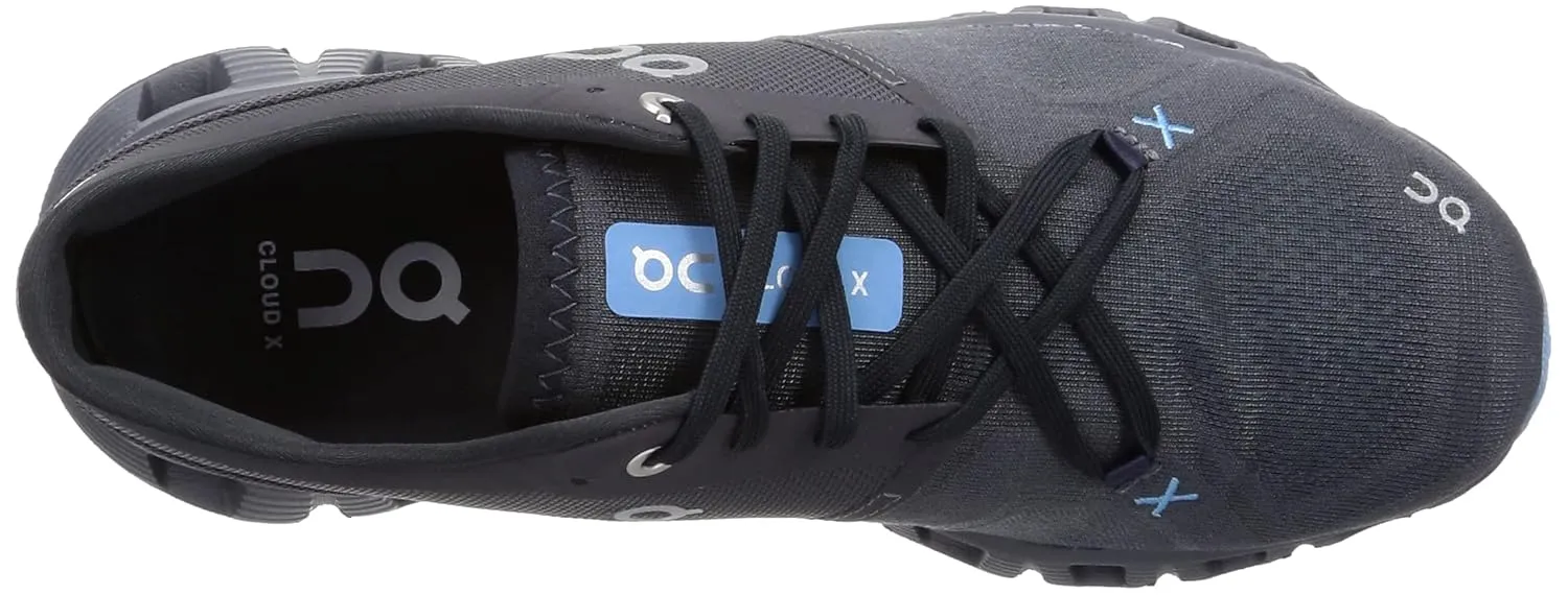 On Men's Cloud X 3 Sneakers, Eclipse/Magnet, Blue, 10 Medium US