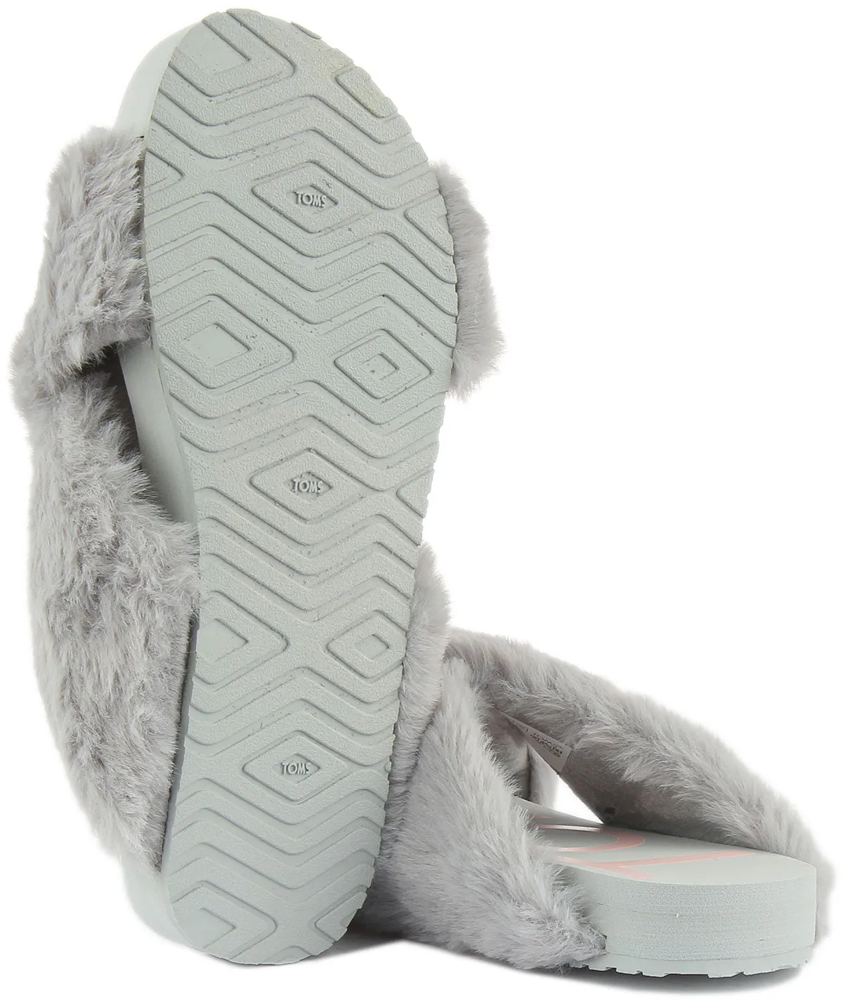 Toms Susie Eva Slippers In Grey For Women