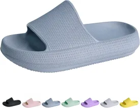 Youecci Cloud Slides for KidsShower Slippers Bathroom Pool SandalsBoys Girls Comfy Thick Sole SlippersSummer Non-Slip Beach Shoes