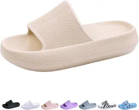 Youecci Cloud Slides for KidsShower Slippers Bathroom Pool SandalsBoys Girls Comfy Thick Sole SlippersSummer Non-Slip Beach Shoes
