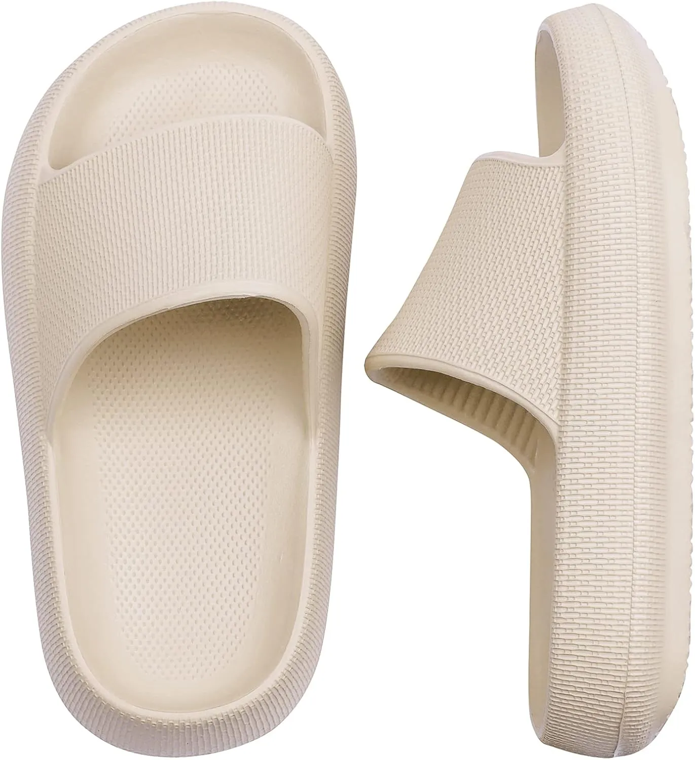 Youecci Cloud Slides for KidsShower Slippers Bathroom Pool SandalsBoys Girls Comfy Thick Sole SlippersSummer Non-Slip Beach Shoes